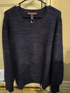 Gloria Vanderbilt Men’s Crewneck Sweater - Navy Blue